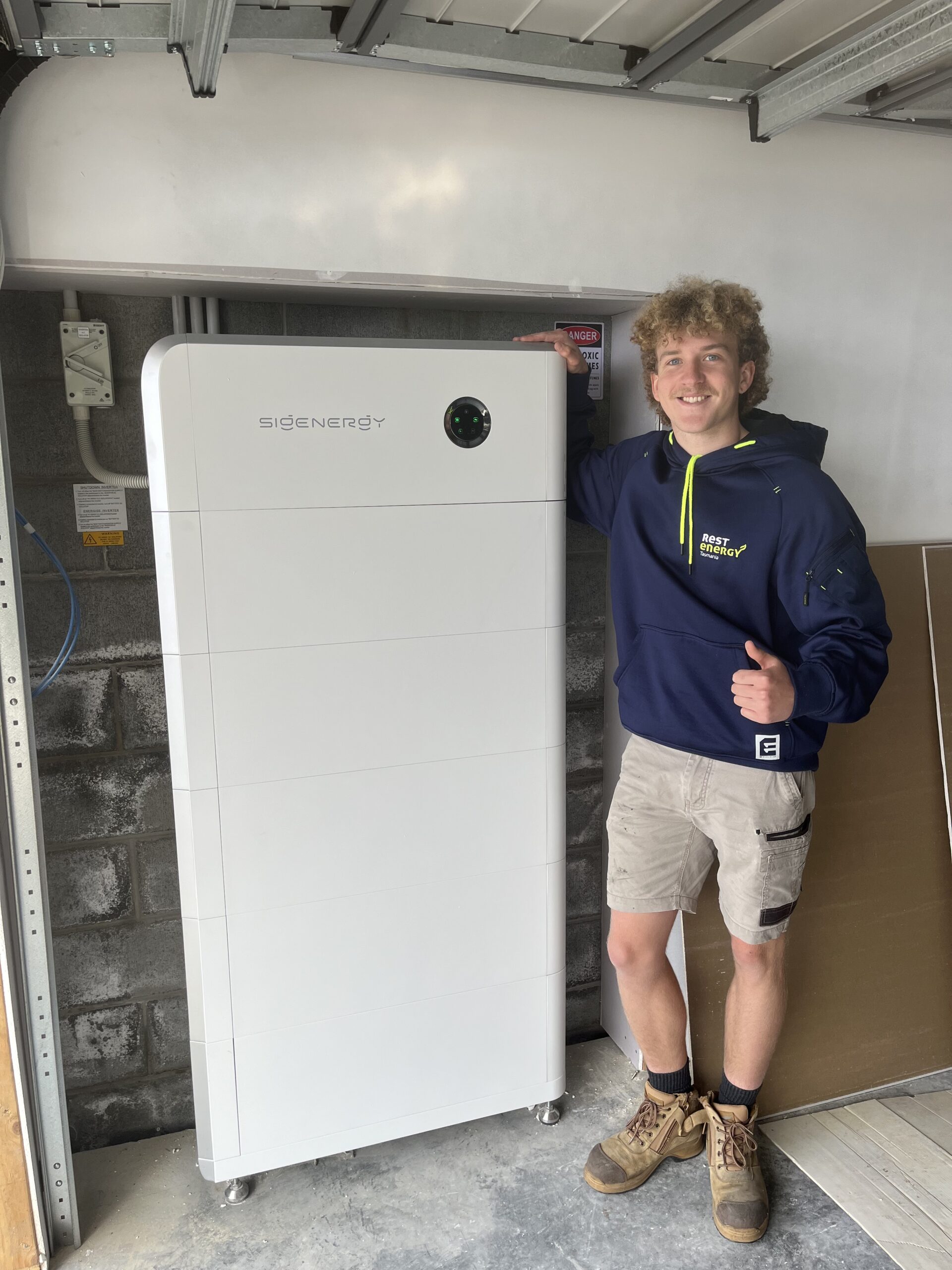Sigenergy home battery installed by REST in Tasmania
